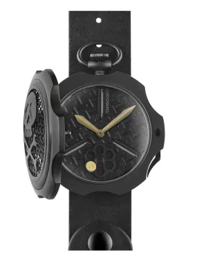 TAMBOORO Men’s watch - BULLET - BLACK PVD - TB-102-BK-BK-CP