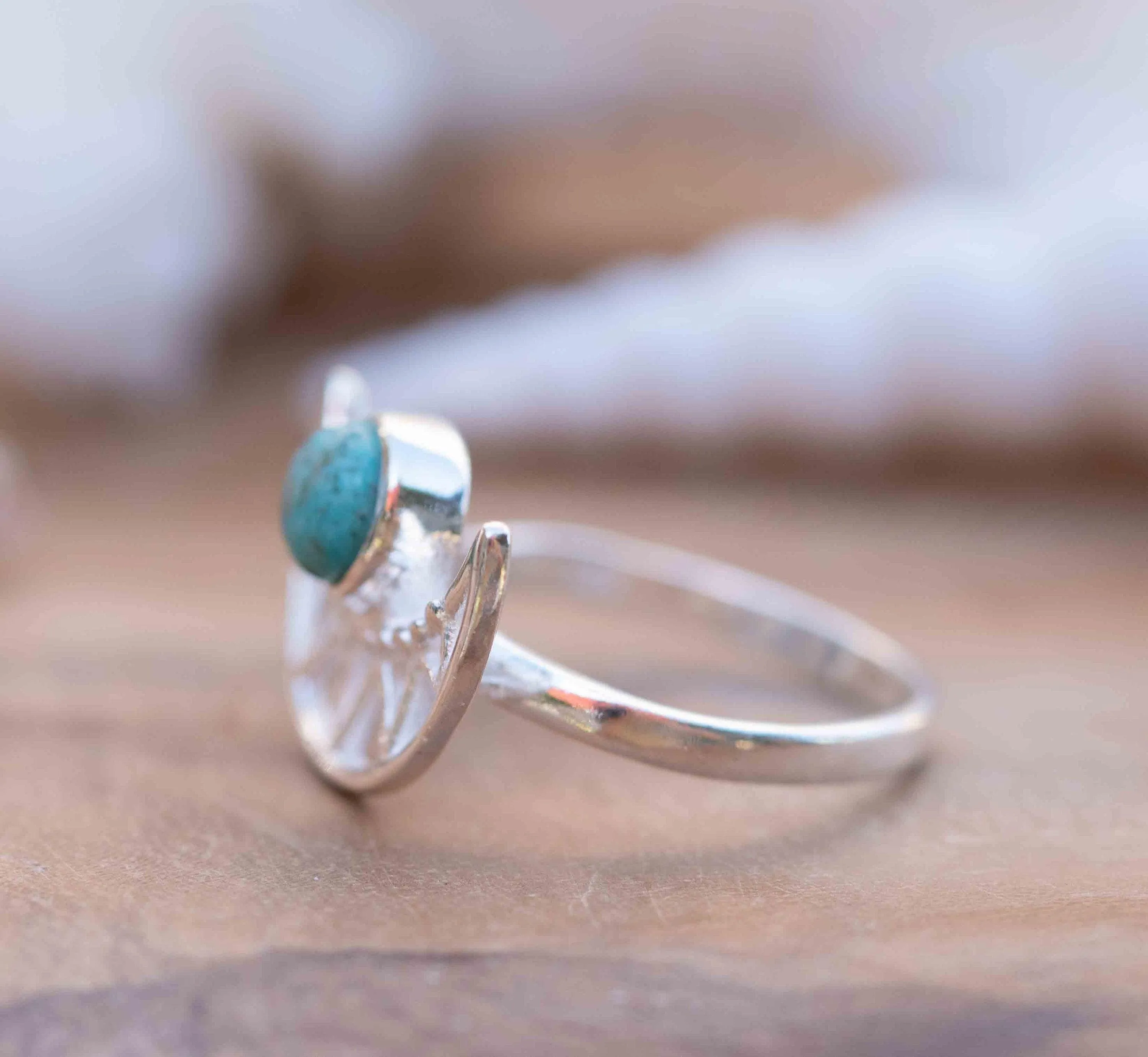 Thalita Ring ~ Turquoise ~ Sterling Silver 925 ~ MR295