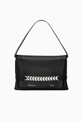 Victoria Beckham Chain Pouch - Black/ Silver