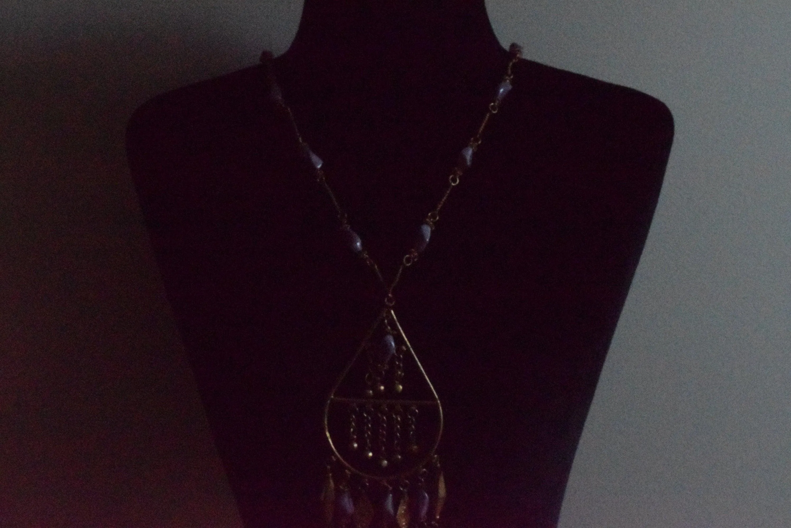 Vintage Egyptian Necklace with Zar Amulet