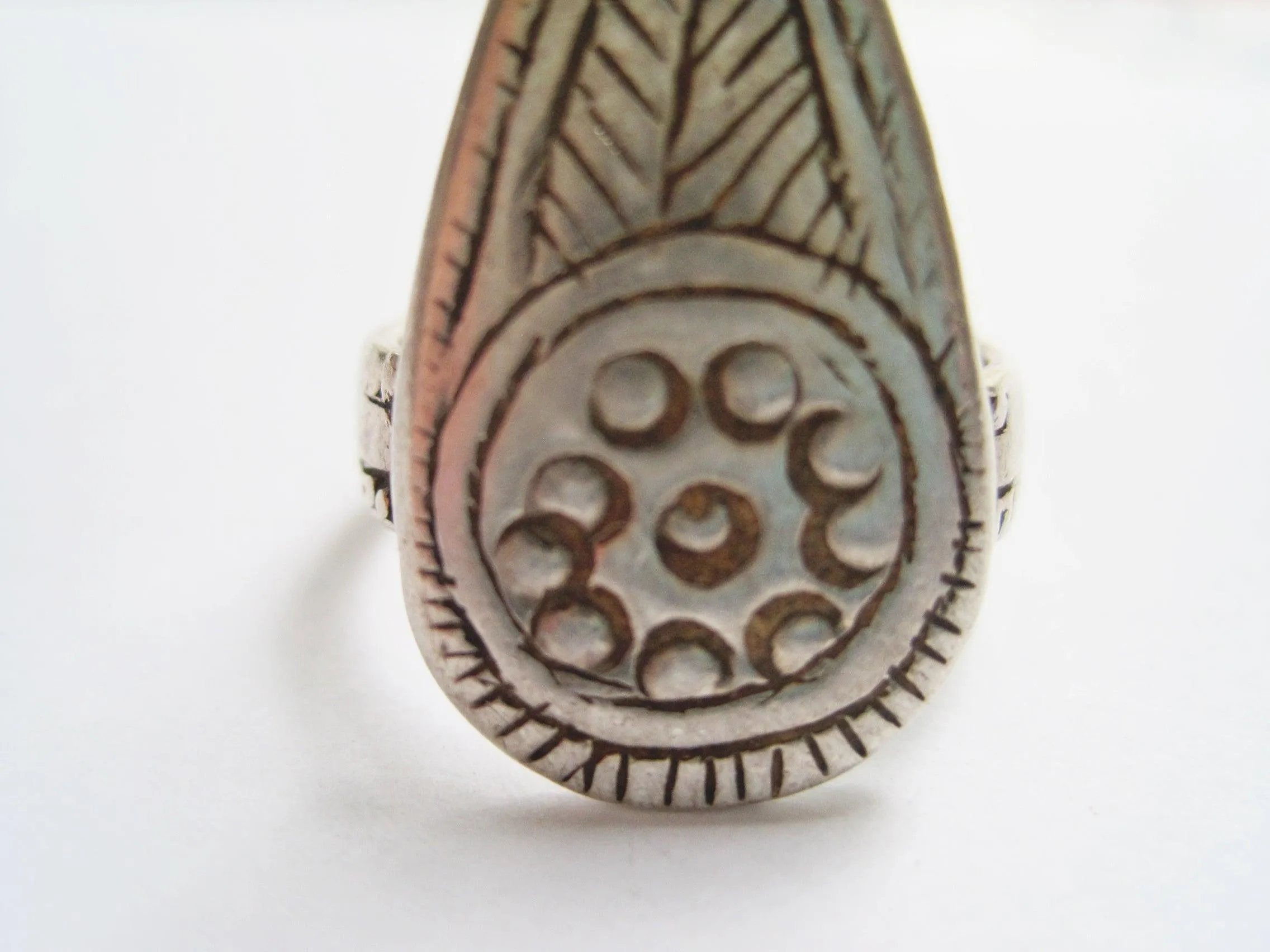 Vintage Silver Shahid Ring from Oman