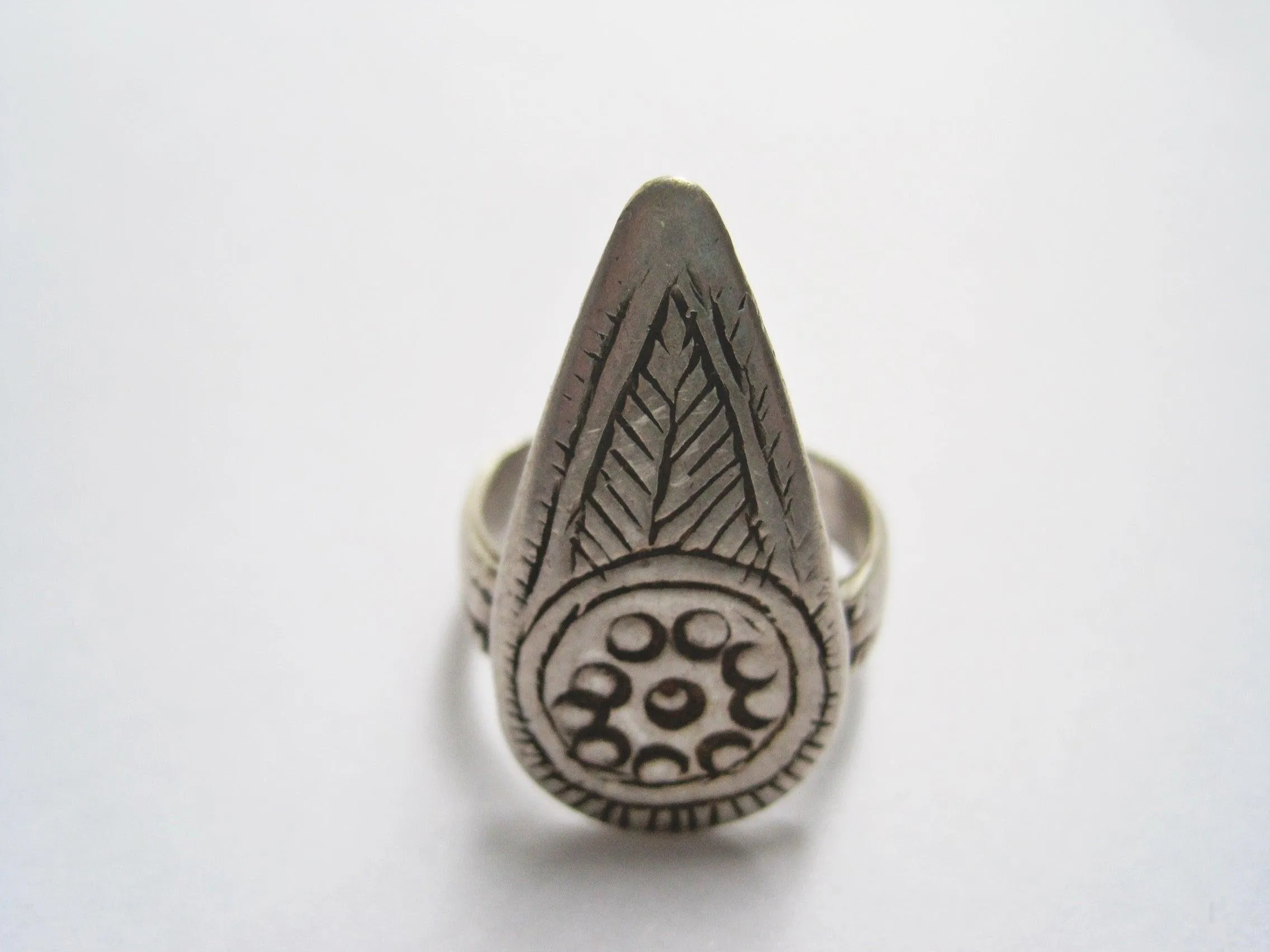 Vintage Silver Shahid Ring from Oman