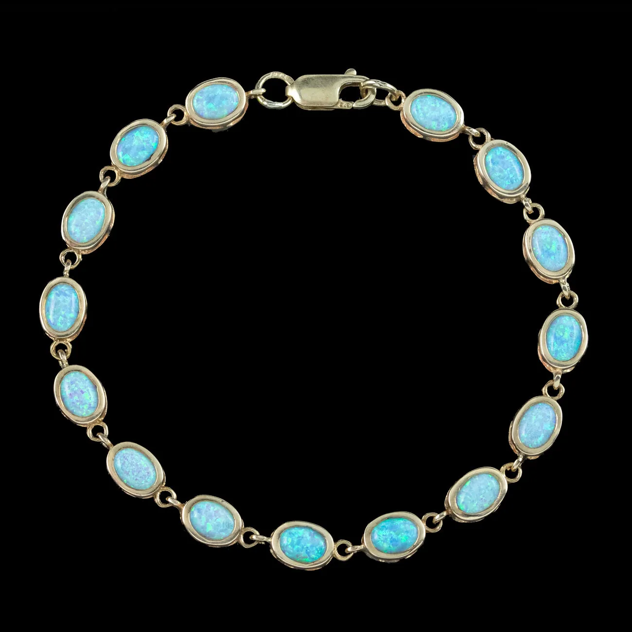 Vintage Style Opal Bracelet 9ct Gold