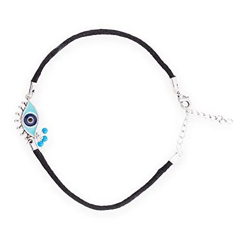 Voylla Evil Eyes Enamelled Eye Motif Anklet