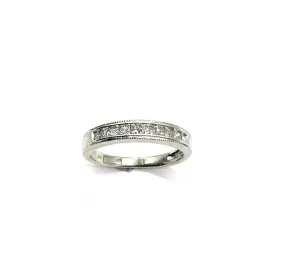 White Gold 10 Diamond Wedding Band