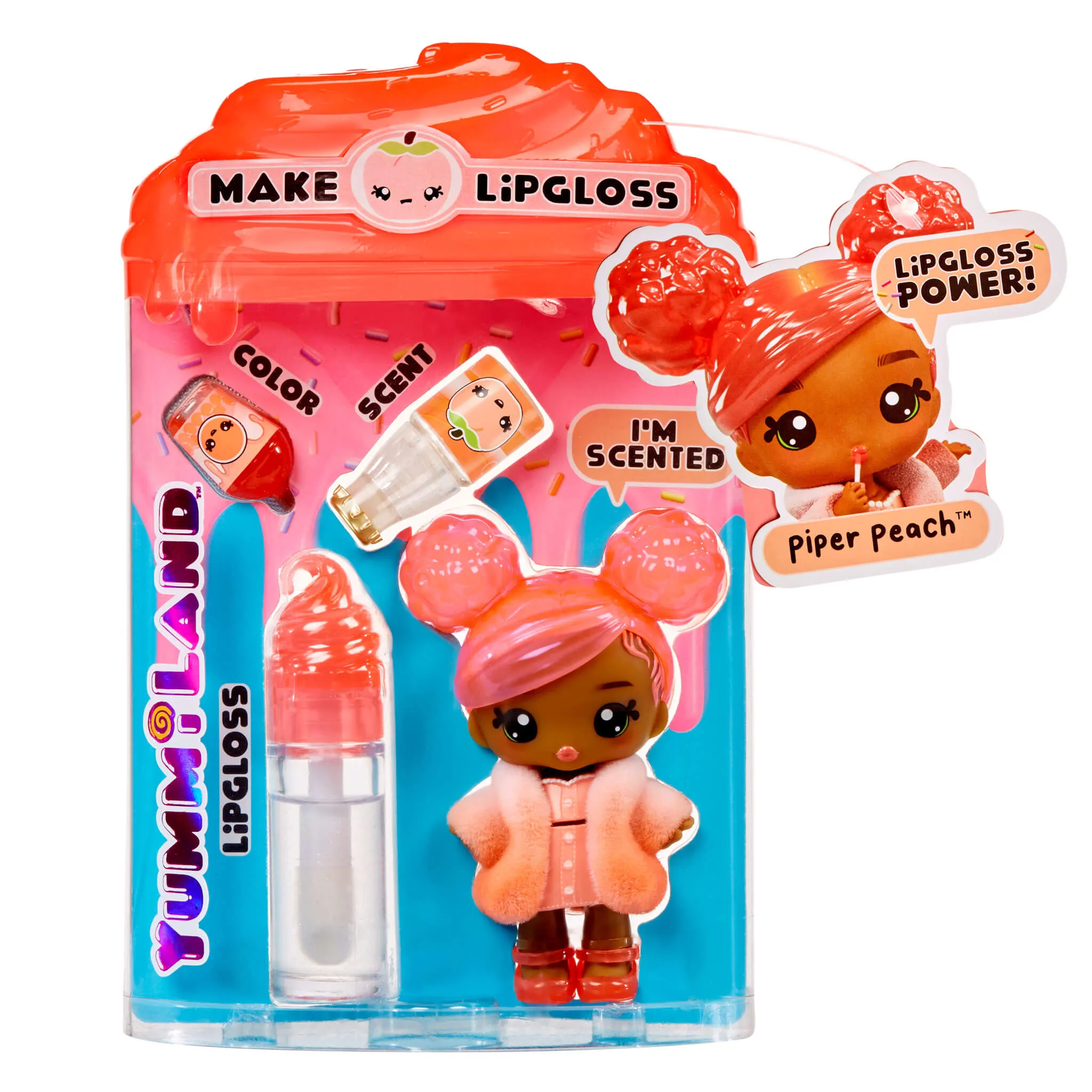 Yummiland Lipgloss Doll -  Piper Peach